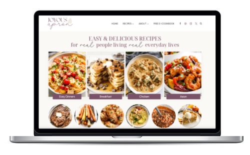 Joyous Apron Laptop Screenshot